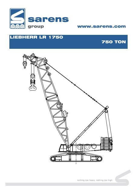 Liebherr LR 1750 - Sarens