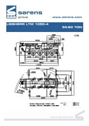 liebherr ltm 1050-4 50 / 60 ton - Sarens