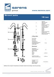 strand jacks 15 ton - Sarens