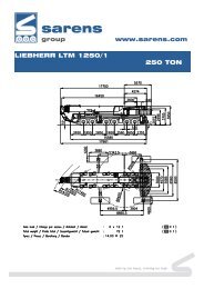 Liebherr LTM 1250/1 - Sarens