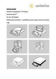 Sartorius Vage CP, GC I GP