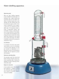 Water distilling apparatus - SI Analytics GmbH