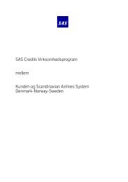 SAS Credits virksomhedsprogram