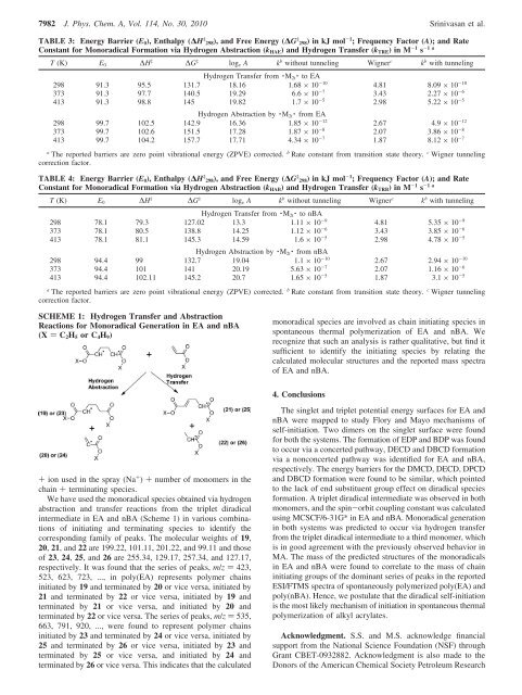 Self-Initiation Mechanism in Spontaneous Thermal Polymerization of ...