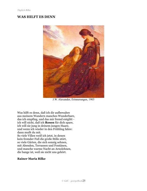 RAINER MARIA RILKE