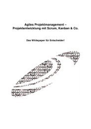 Agiles Projektmanagement – Projektentwicklung mit Scrum, Kanban & Co.