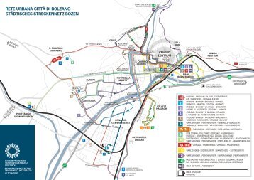 rete urbana città di bolzano städtisches streckennetz bozen - sasa