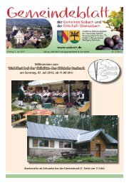 Gemeindeblatt Kw 18 Sasbach Bei Achern