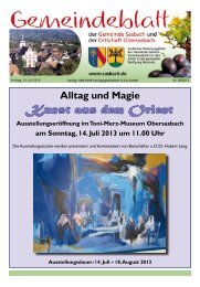 Gemeindeblatt Kw 18 Sasbach Bei Achern