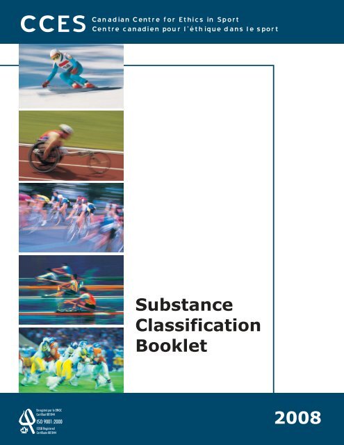 2008 Substance Classification Booklet - SIRC