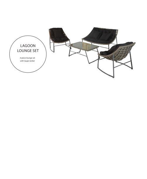 Loungekonzept OUTDOOR COLLECTION 2014