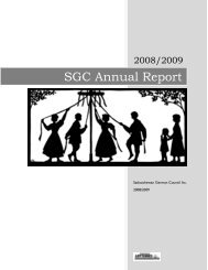 SGC Annual Report - Saskatchewan German Council