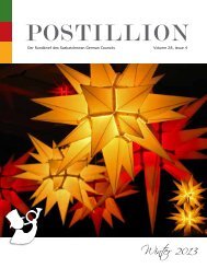 Winter Postillion - Saskatchewan German Council