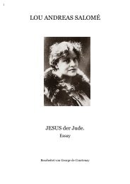 LOU ANDREAS SALOMÉ