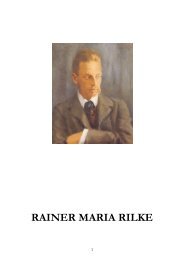 RAINER MARIA RILKE