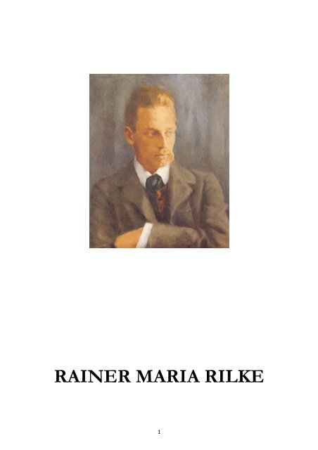 RAINER MARIA RILKE