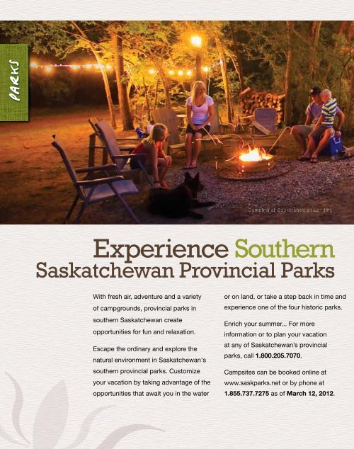 Southern Saskatchewan - Tourism Saskatchewan