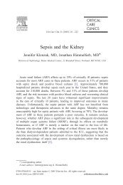 sepsis and the kidney.pdf - SASSiT