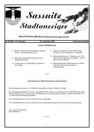 Stadtanzeiger Nr. 07/2003 - Sassnitz