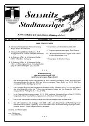 Stadtanzeiger Nr. 10/2006 - Sassnitz