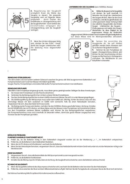 Automatyczny laktator elektryczny  Instrukcja obs³ugi - BabyOno