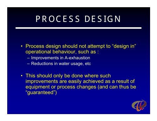 Process Design For Optimum Energy Efficiency - sasta