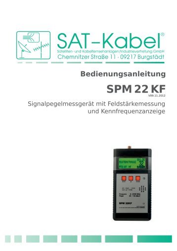 SPM 22 KF - SAT-Kabel GmbH