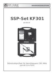 SSP-Set KF301 - SAT-Kabel GmbH