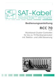 RCC 70 - SAT-Kabel GmbH