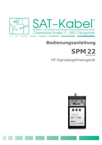 SPM 22 - SAT-Kabel GmbH