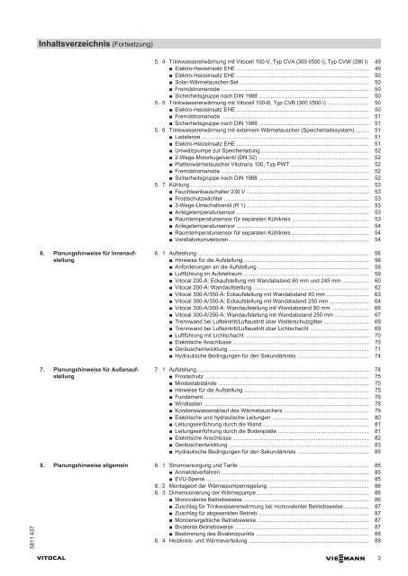 Planungsanleitung (inkl. technische Daten) - SATAG