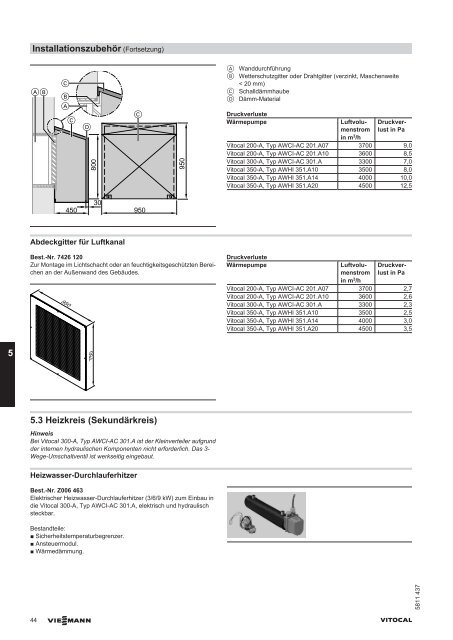 Planungsanleitung (inkl. technische Daten) - SATAG