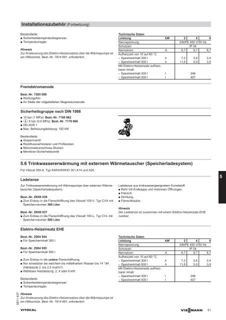 Planungsanleitung (inkl. technische Daten) - SATAG