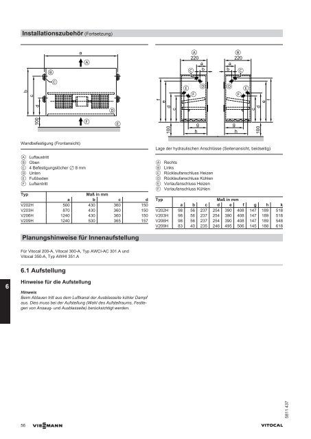 Planungsanleitung (inkl. technische Daten) - SATAG