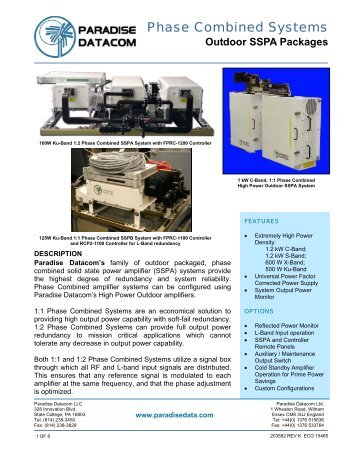 Phase Combined Systems - Satcom Services