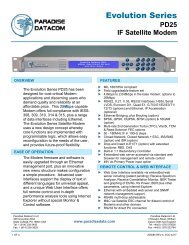 PD25 IF Satellite Modem - Satcom Services