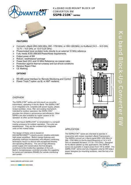 SSPB-K210 - Satcom Services