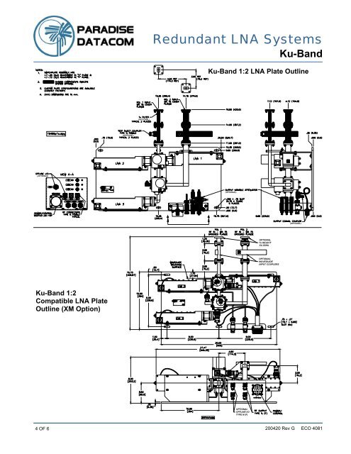 Ku-Band LNA Redundant Plate - Satcom Services