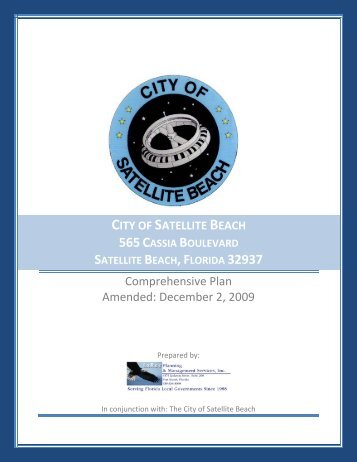 Goals, Objectives and Policies - The City of Satellite Beach
