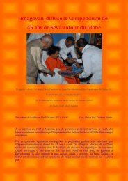 2010 Compendium. - Organisation Sri Sathya Sai France