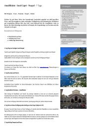 AmalfikÃ¼ste - Insel Capri - Neapel - Heideker Reisen