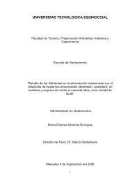 UNIVERSIDAD TECNOLOGICA EQUINOCCIAL - Repositorio UTE