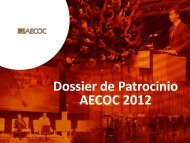 Dossier de Patrocinio - Aecoc