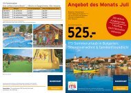 finden Sie den Flyer als PDF - Angebot des Monats - Karstadt Reisen