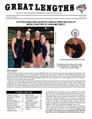 Great Lengths - Masters Swimming Association of British Columbia