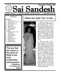 402 kB - The Sri Sathya Sai Baba Centre of Toronto