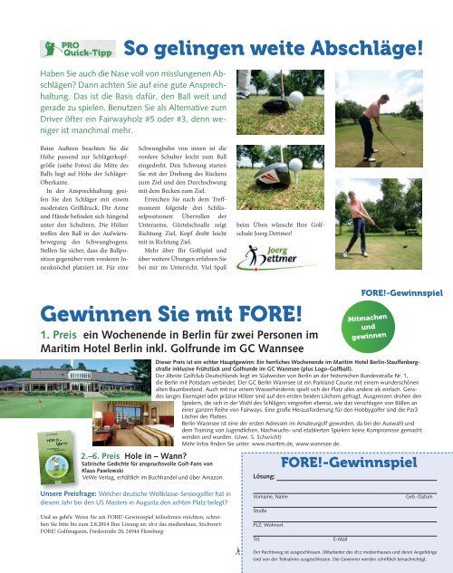 Golf-Zukunft