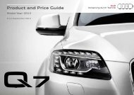 Q7 / Product and Price Guide - Audi