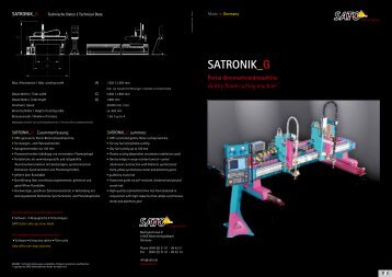 PDF-Download SATRONIK_G Folder (deutsch/englisch - Sato