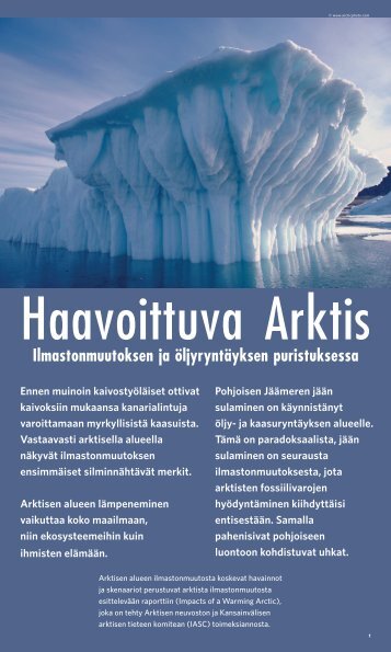 näyttely - Vulnerable Arctic
